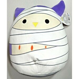SQUISHMALLOWS Mummy Owl 12" HOLLY Medium Plush HALLOWEEN 2021‎ NWT